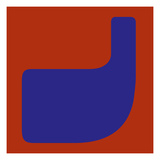 Letter J Blue