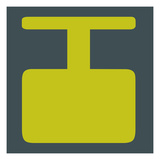 Letter I Yellow