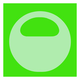 Letter O Green