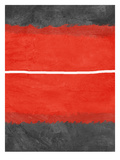 Grey and Red Abstract 2