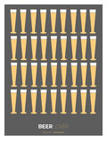 Beer Glasses Poster