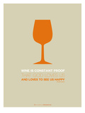Wine Poster Orange