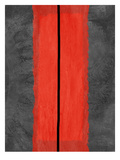 Grey and Red Abstract 5