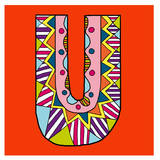 Letter U