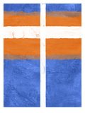 Blue and Orange Abstract Theme 3
