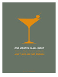Martini Poster Yellow