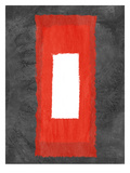 Grey and Red Abstract 4