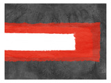 Grey and Red Abstract 6