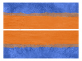 Blue and Orange Abstract Theme 4