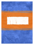 Blue and Orange Abstract Theme 1