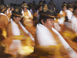 Women Dancing in Festival  Sucre (UNESCO World Heritage Site)  Bolivia