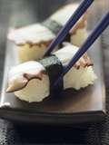 Two Tako Nigiri Sushi