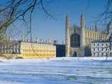 UK  England  Cambridge  King's College Chapel from the Backs