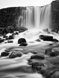 Oxararfoss Waterfall  Pingvellir National Park  Iceland