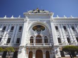 Gobierno Nacional (National Government) Building in Plaza 25 De Mayo  Sucre   Bolivia
