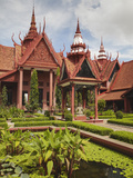 Courtyard at National Museum  Phnom Penh  Cambodia