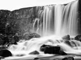 Oxararfoss Waterfall  Pingvellir National Park  Iceland