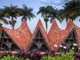 Indonesia  Sumatra  Samosir Island  Lake Toba  Parapat  Hotel in Traditional Batak Style