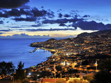 Funchal at Sunset  Madeira  Portugal