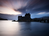 Eilean Donan Castle at Sunset  Scotland  UK