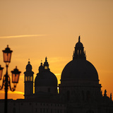 Basilica Di Santa Maria Della Salute at Sunset  Venice  Veneto Region  Italy