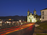 Saint Francis of Assisi Church at Dusk  Ouro Preto (UNESCO World Heritage Site)  Minas Gerais  Braz