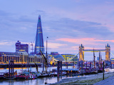 UK  England  London  River Thames  the Shard and Tower Bridge