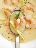 Prawn Soup with Leeks and Dill