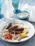 Minced Lamb Kebab with a Yogurt Dip
