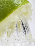 A Lime Being Juiced