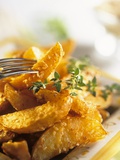 Potato Wedges with Sesame Seeds and Thyme