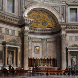 Main altar  Rotunda of the Pantheon  Rome  Italy