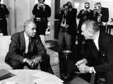 Roy Wilkins  Lyndon D Johnson - 1963