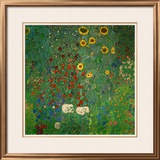 Farm Garden with Sunflowers  c1912