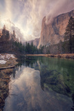 Clearing Storm at El Capitan  Yosemite