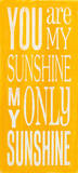 You are my Sunshine