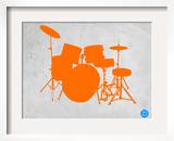 Orange Drum Set