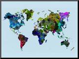 World Watercolor Map 3
