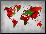 World Watercolor Map 11