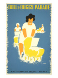 Wpa Doll and Buggy Parade Poster