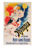 French Poster  Olympia Roller Coaster