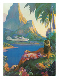 Clipper over Tahiti