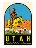 Utah Decal  Wagon Train