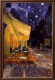 The Café Terrace on the Place du Forum  Arles  at Night  c1888