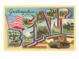 Greetings from Camp Beale  California