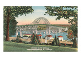 Fraser River Bridge  New Westminster  British Columbia