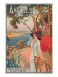 Travel Poster  Antibes