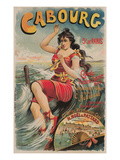 Early French Bathing Beauty  Cabourg