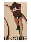 French Cycling Poster  Le Cycliste