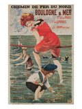 Early French Bathing Beauty  Boulogne